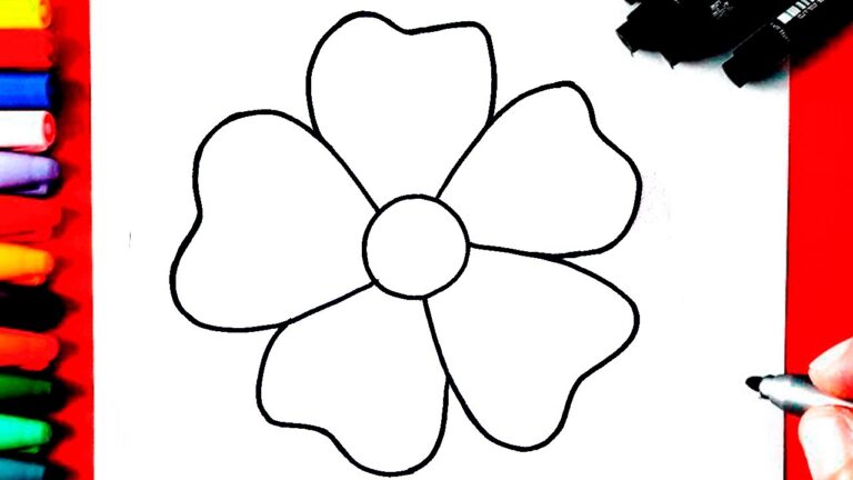 Flores Para Dibujar De 4 Petalos